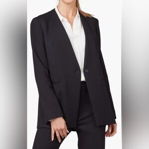 SPANX Black Single-Button Longline Blazer NWT